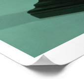 Portretkop van Victor Hugo (1802-85) (brons) Poster (Hoek)