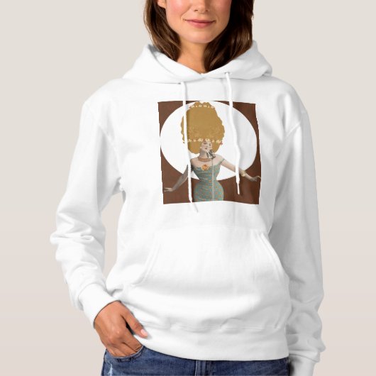 portretkunst hoodie (Voorkant)