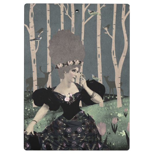 portretkunst klembord (Achterkant)