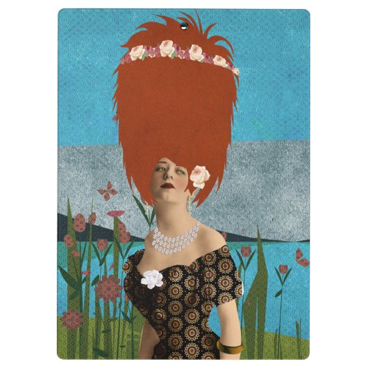 portretkunst klembord (Achterkant)