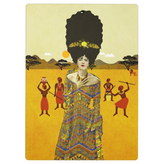 portretkunst klembord (Achterkant)