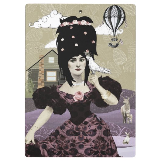 portretkunst klembord (Achterkant)