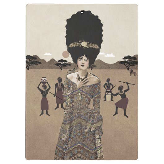 portretkunst klembord (Achterkant)