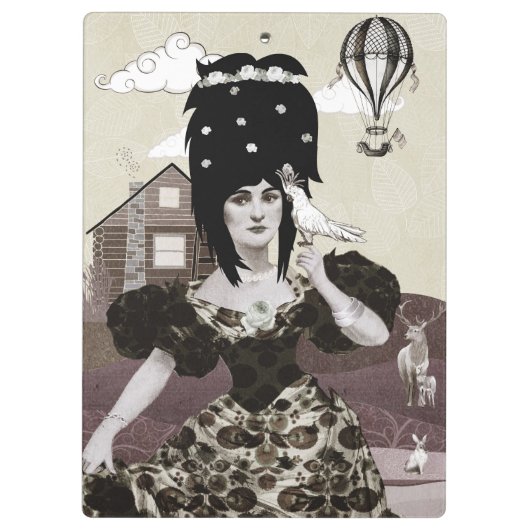 portretkunst klembord (Achterkant)