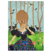 portretkunst klembord (Achterkant)