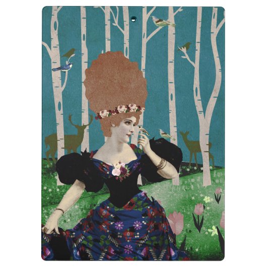 portretkunst klembord (Achterkant)