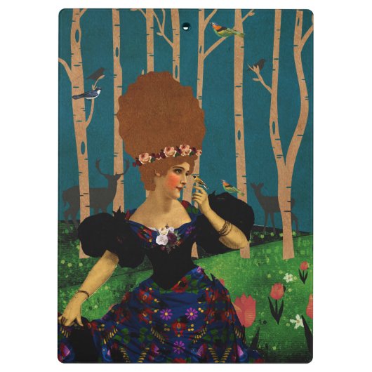 portretkunst klembord (Achterkant)