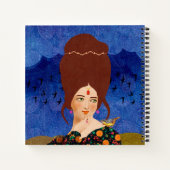 portretkunst notitieboek (Achterkant)