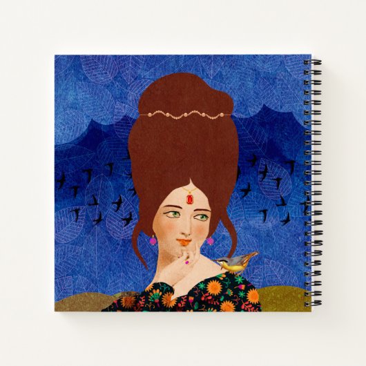 portretkunst notitieboek (Achterkant)