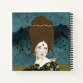 portretkunst notitieboek (Achterkant)