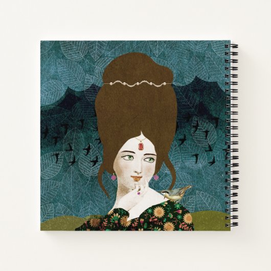 portretkunst notitieboek (Achterkant)