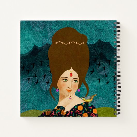 portretkunst notitieboek (Achterkant)