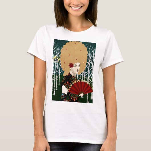 portretkunst t-shirt (Voorkant)