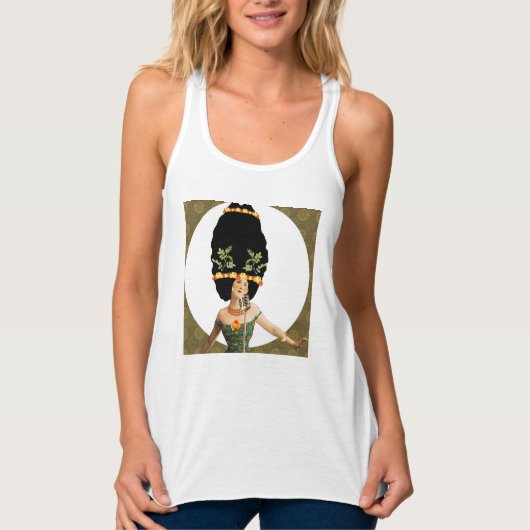 portretkunst tanktop (Voorkant)