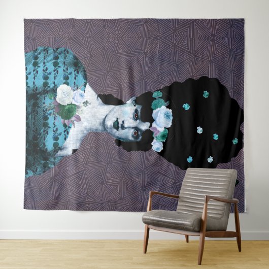 portretkunst wandkleed (In Situ (horizontaal))