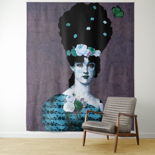 portretkunst wandkleed (In situ)