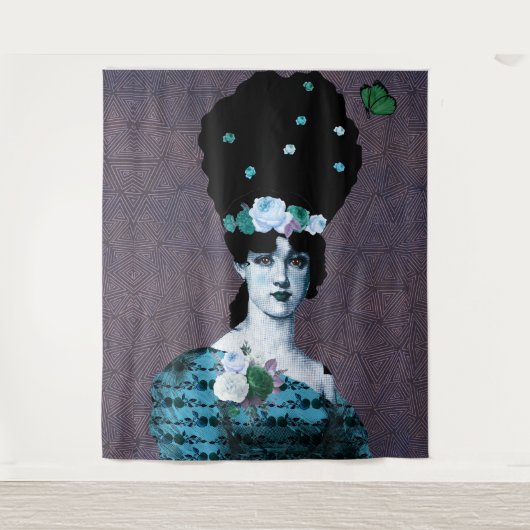 portretkunst wandkleed (Voorkant)