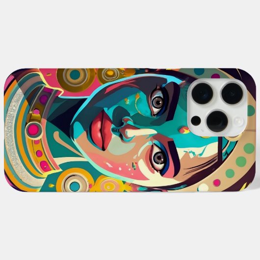 portretmeisje Case-Mate iPhone case (Achterkant (horizontaal))