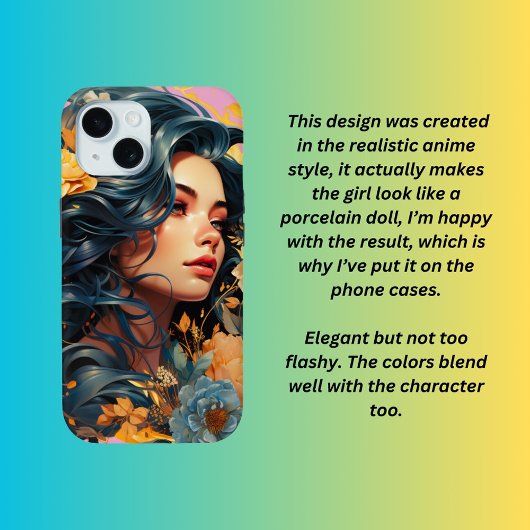 portretmoderne stijl Case-Mate iPhone case