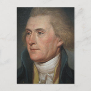 Portretschilderij van Thomas Jefferson Briefkaart
