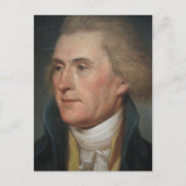 Portretschilderij van Thomas Jefferson Briefkaart (Voorkant)