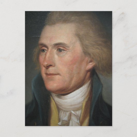 Portretschilderij van Thomas Jefferson Briefkaart (Voorkant)