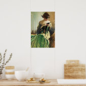  portretschilderij Vrouw Classic Art Poster (Keuken)