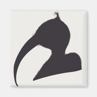 portretsilhouet magneet