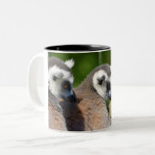 Portretstaartcitroenen Tweekleurige Koffiemok (Voorkant links)