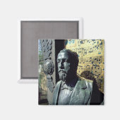 Portretstoet van Alexander Borodin Magneet (Voorkant / Achterkant)