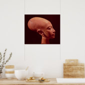 Portretstoet van een dochter van koning Akhenaten Poster (Keuken)