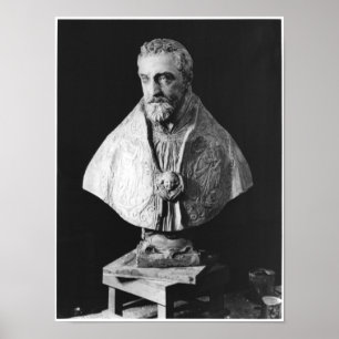 Portretstoet van Francois d'Escoubleau Poster