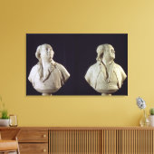 Portretstoet van Giuseppe Balsamo (1743-95) Canvas Afdruk (Insitu (Woonkamer))