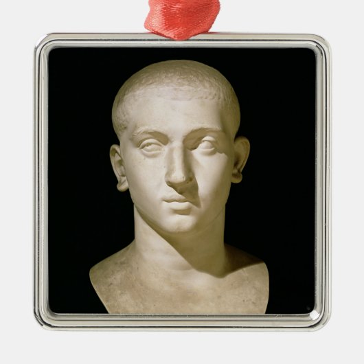 Portretstoet van keizer Severus Alexander Metalen Ornament (Voorkant)