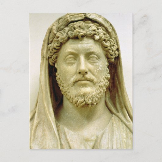 Portretstoet van Marcus Aurelius Briefkaart (Voorkant)