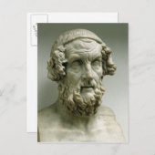 Portretstok van Homer Briefkaart (Voorkant / Achterkant)