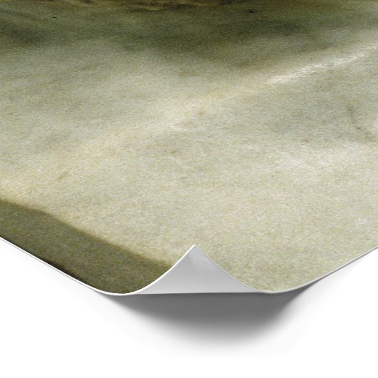 Portretstok van Homer Poster (Hoek)