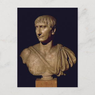 Portretstok van keizer Trajan Briefkaart