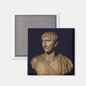 Portretstok van keizer Trajan Magneet (Voorkant / Achterkant)