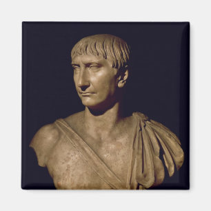 Portretstok van keizer Trajan Magneet