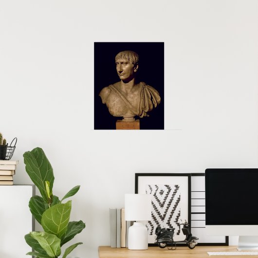Portretstok van keizer Trajan Poster (Thuiskantoor)