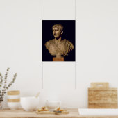 Portretstok van keizer Trajan Poster (Keuken)