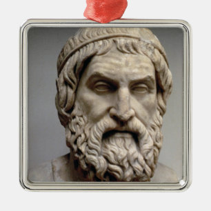 Portretstok van Sophocles Metalen Ornament