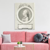 Portretstudie van George Stubbs (1724-1806) (soft- Canvas Afdruk (Insitu (Woonkamer))