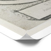 Portretstudie van George Stubbs (1724-1806) (soft- Poster (Hoek)