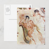 Portretstudies van Jeanne Pontillon van Morisot Briefkaart (Voorkant / Achterkant)
