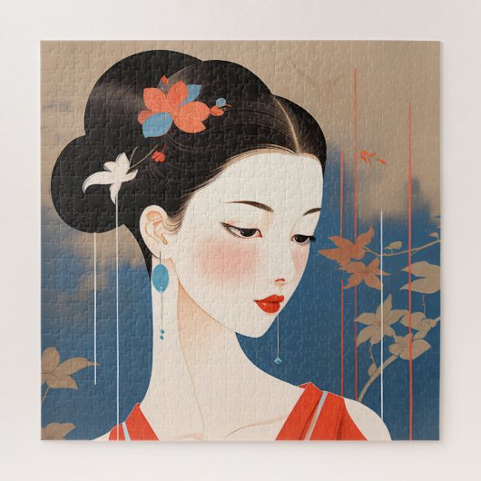 Portretten die de schoonheid vieren legpuzzel (Verticaal)