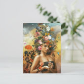 Portretten en afdrukken briefkaart (Staand voorkant)