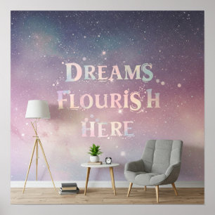 Portretten en afdrukken poster