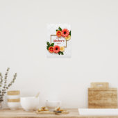 Portretten en afdrukken poster (Keuken)
